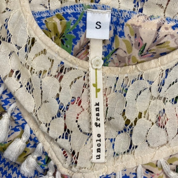 Uncle Frank Floral Houndstooth Swing Dress - Picture 9 of 10